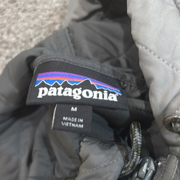 Men's Diamond Quilted Bomber Hoody Hex Grey Medium - Picture 4 of 9